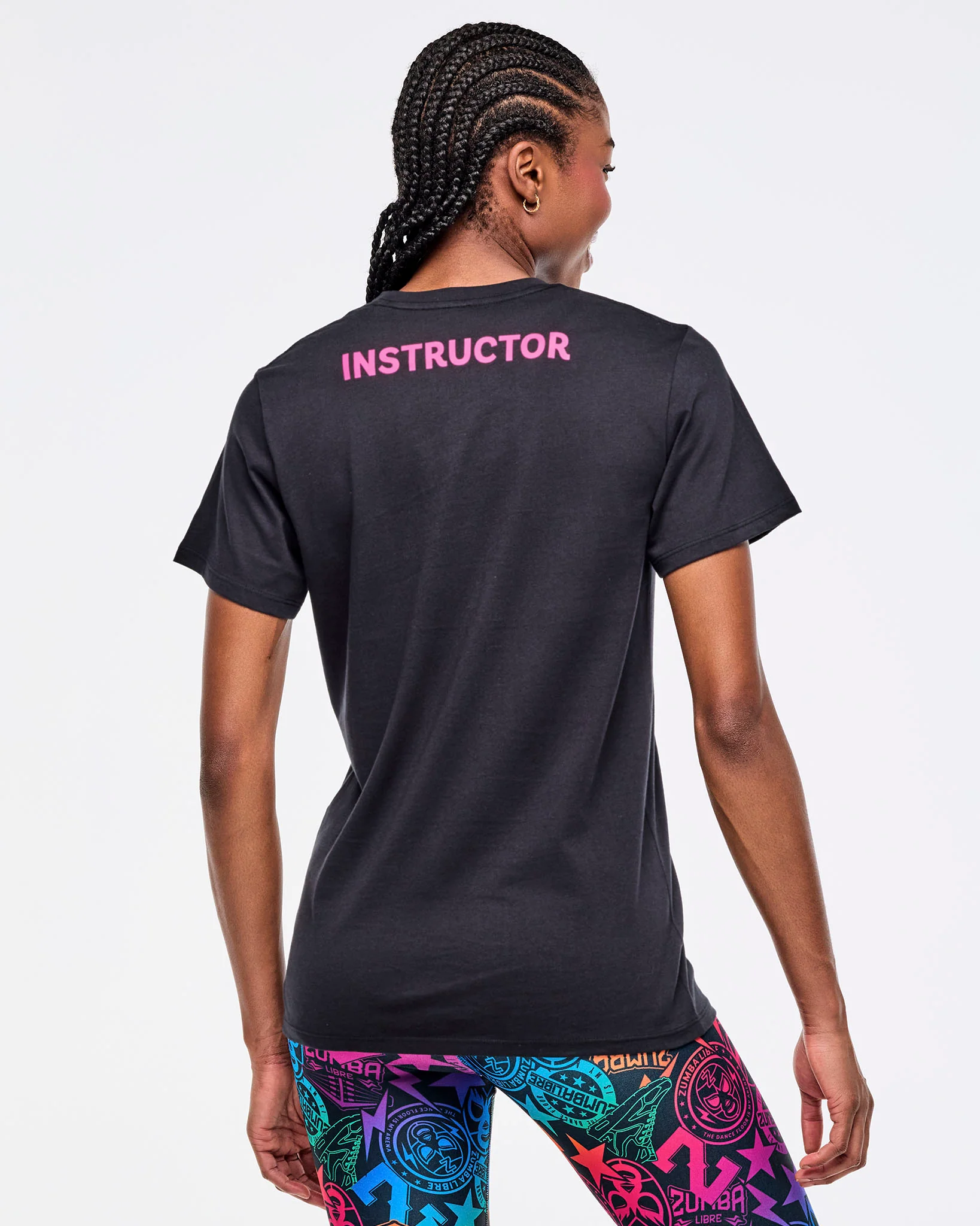Zumba Libre Crew Neck Instructor Tee - Bold Black - Image 4