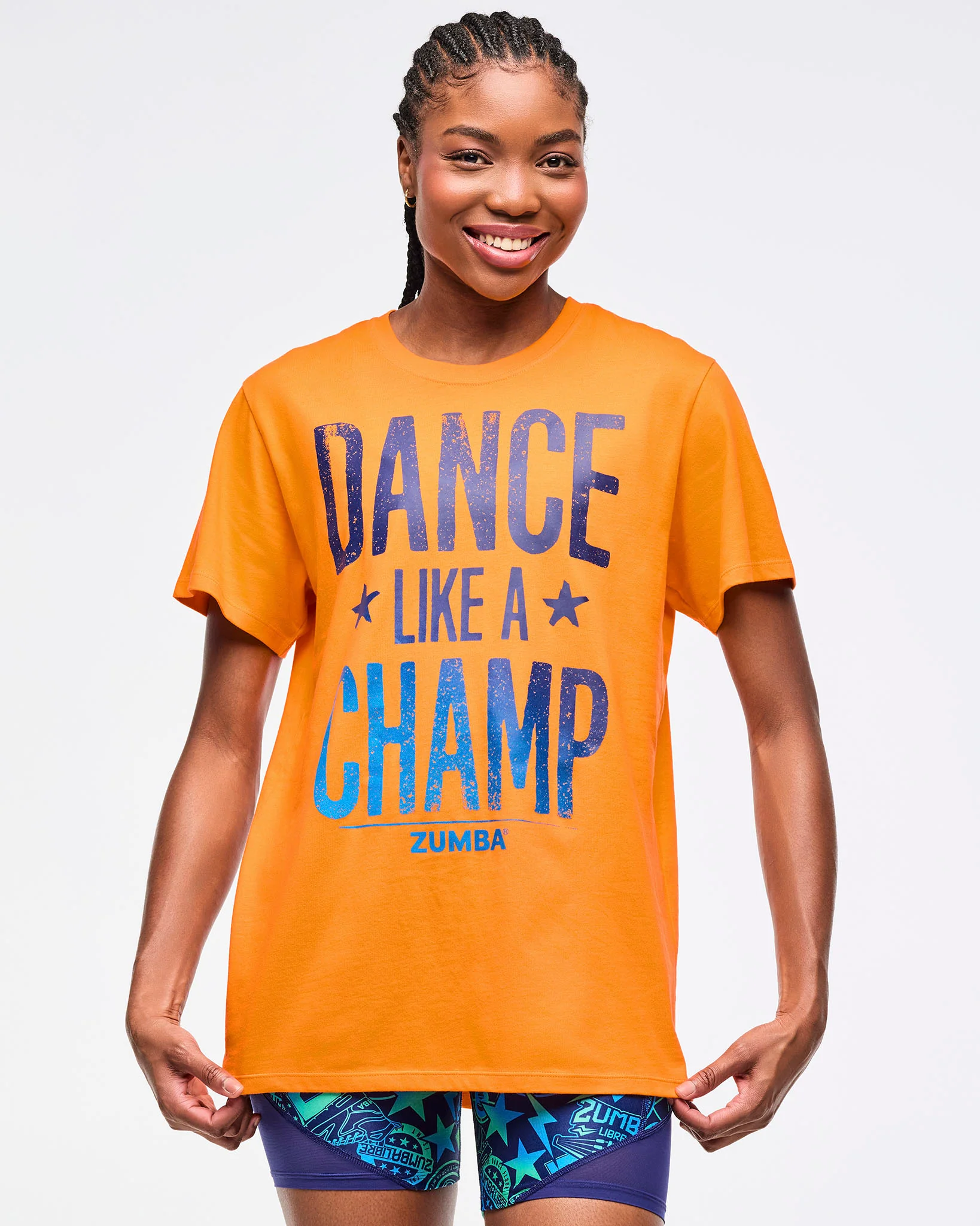 Zumba Libre Crew Neck Tee - Orange Punch - Image 3