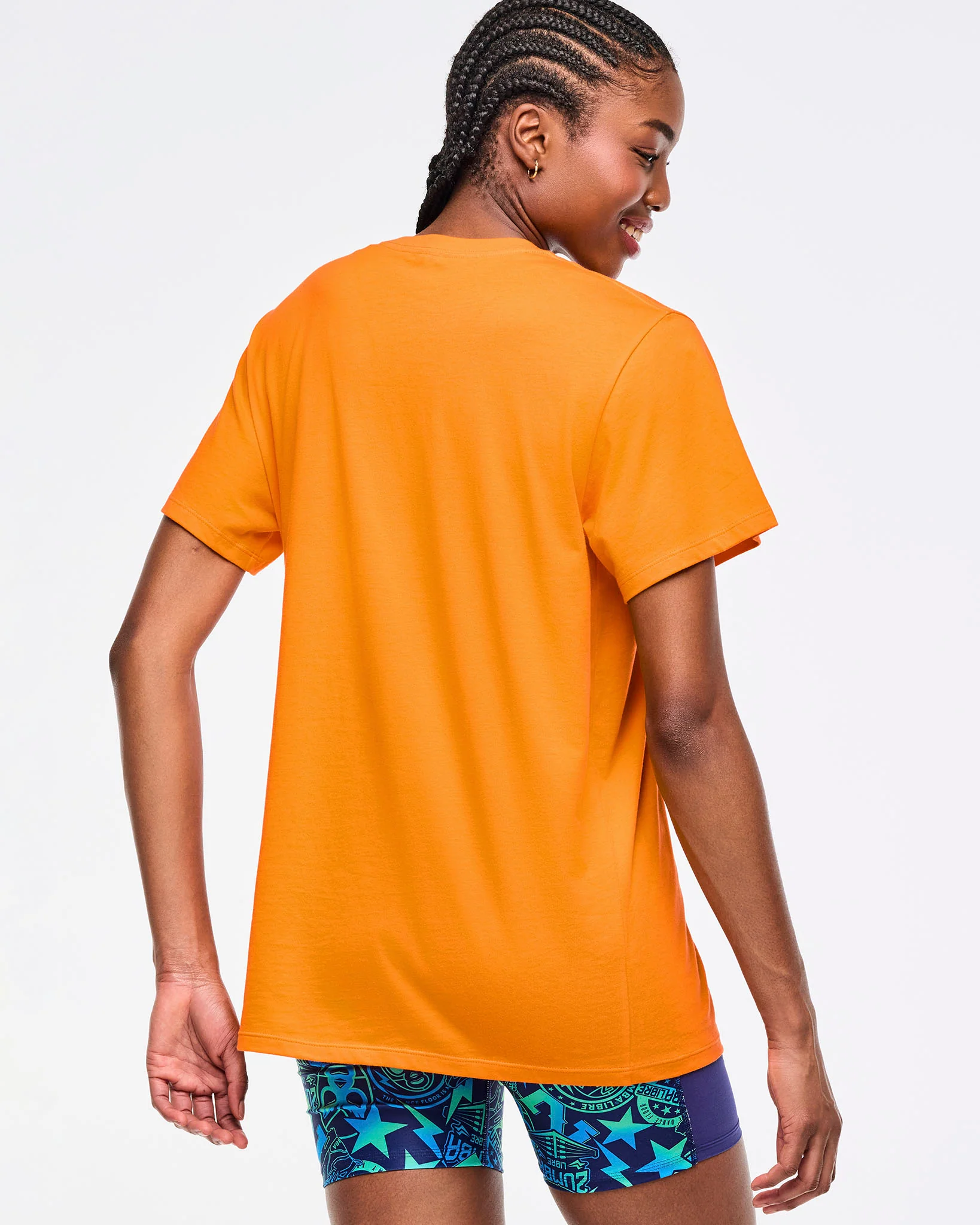 Zumba Libre Crew Neck Tee - Orange Punch - Image 4