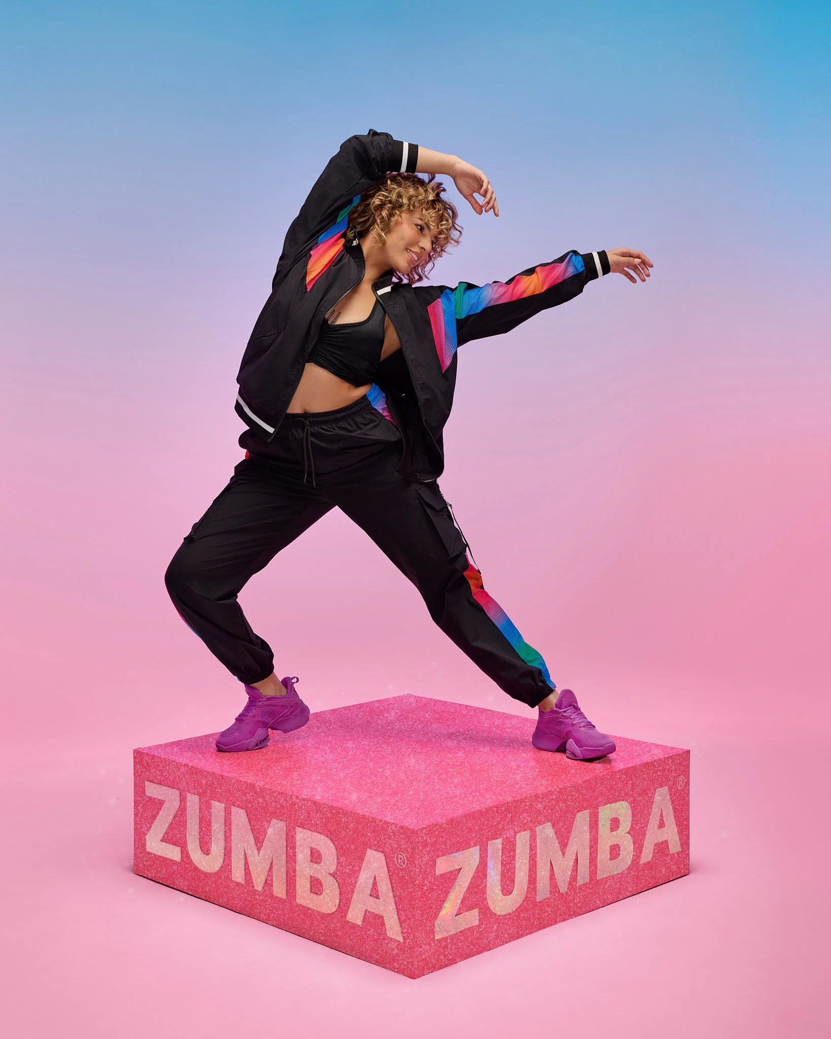Zumba Libre Men's Oversized Dolman Track Jacket - Image 11