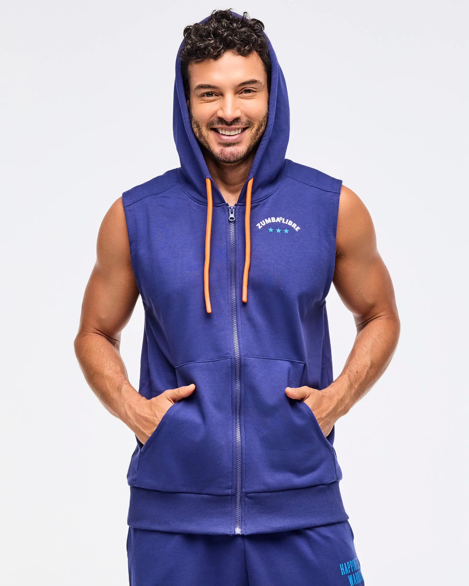 Zumba Libre Men's Sleeveless Zip-Up Hoodie - Image 5