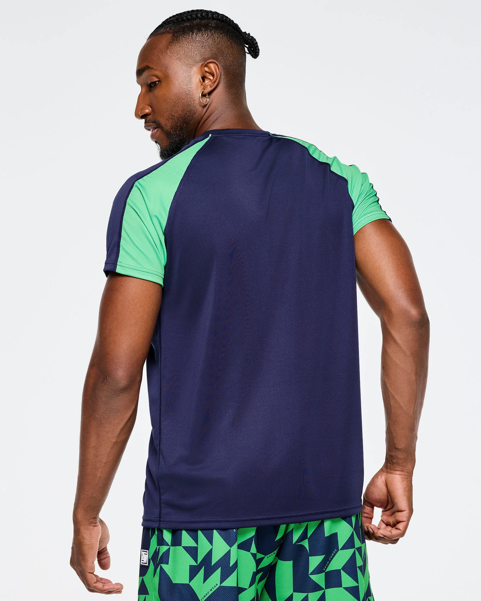Zumba Out Loud Men's Raglan Crew Neck - Image 2