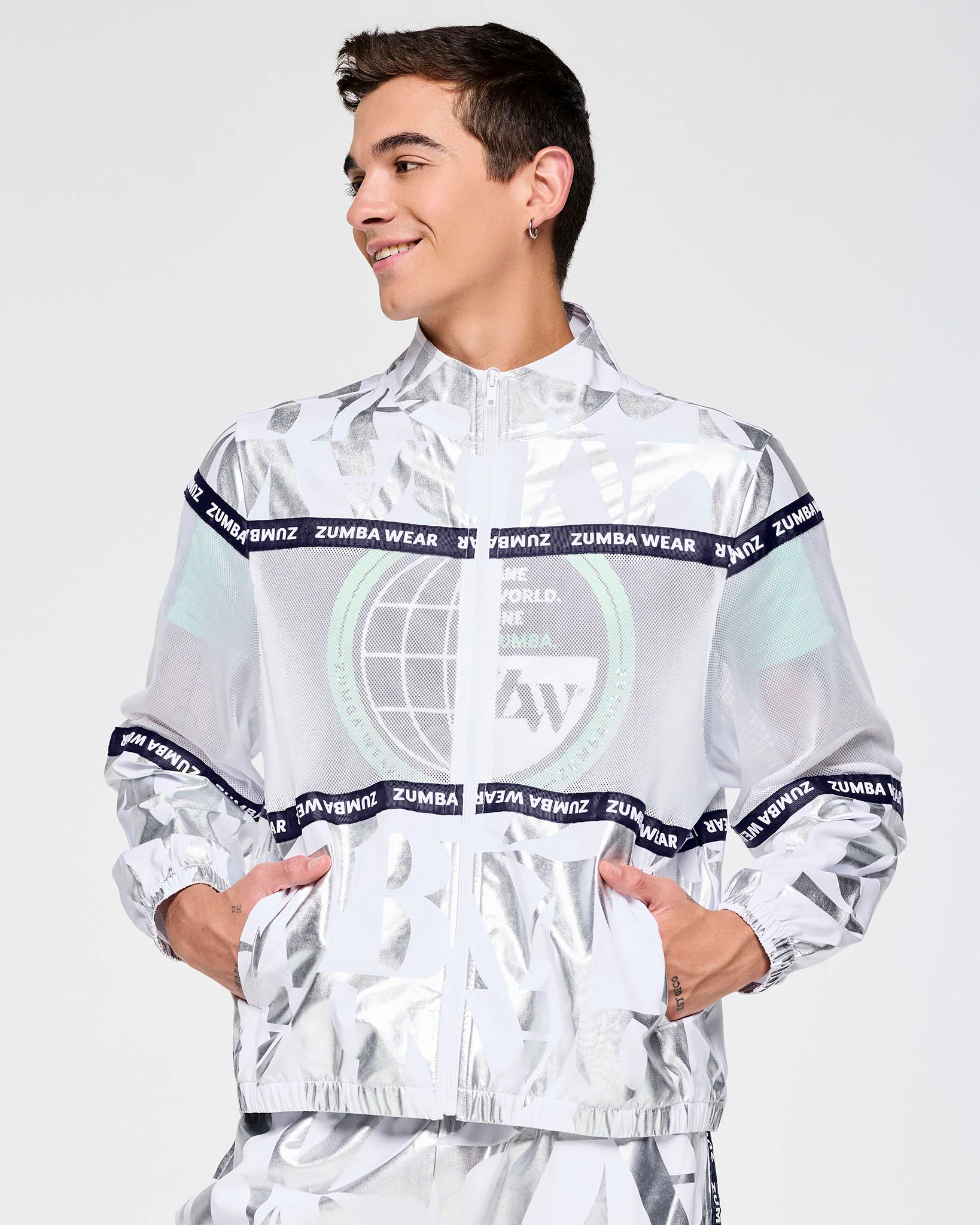 Zumba Out Loud Woven Jacket With Mesh Inserts - Image 6