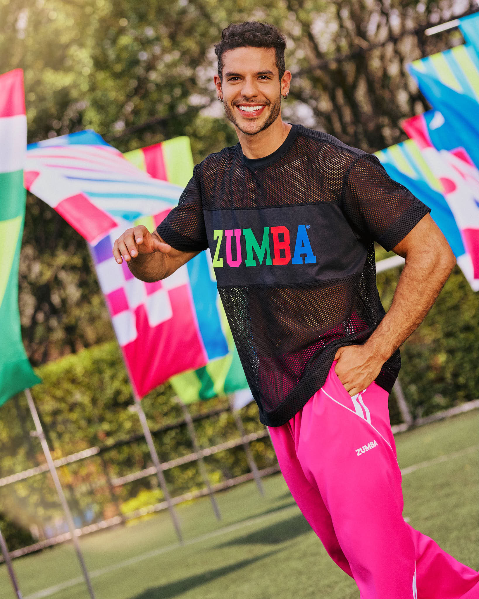 Zumba Worldwide Boxy Mesh Top - Image 6